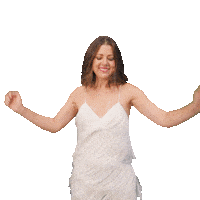 Happy White Dress Sticker by ABC Music