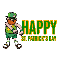 St Patricks Day Irish Sticker by Animanias