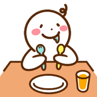 Excited Dinner Sticker
