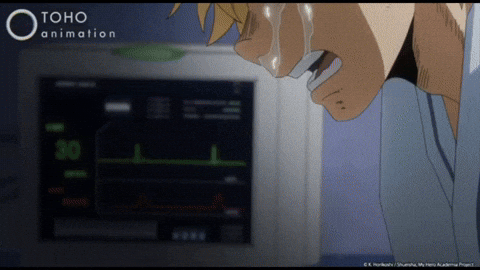 arekparmesan giphyupload sad my hero academia le million GIF