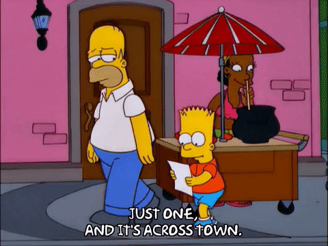 sad homer simpson GIF