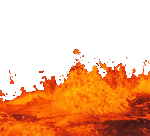 Fire Lava Sticker