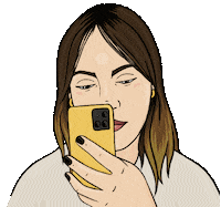 Phone Thoughts Sticker
