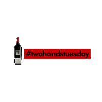 Wine Tuesday Sticker by TwoHandsWines