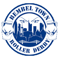 BembelTownRollerDerby sport germany skate frankfurt Sticker