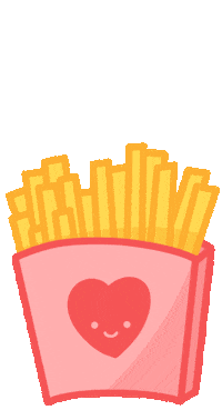 Happy Fast Food Sticker