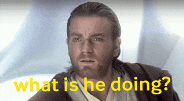 the_starwars__fanpage confused starwars whats going on obi wan GIF
