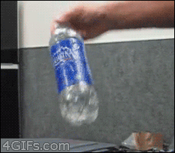 smuggle water bottle GIF