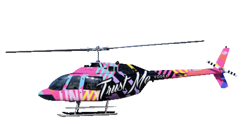 Flying Trust Me Sticker by Trust Me Vodka®
