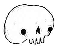 Head Skull Sticker by anja sturm