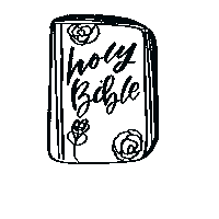 Holy Bible Jesus Sticker