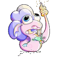 Monster Creature Sticker by Klama Bang