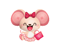 New Year Mouse Sticker by Mediacorp