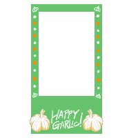 Frame Garlic Sticker