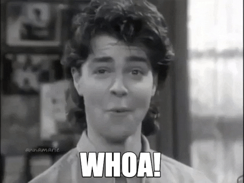 Retropond giphygifmaker whoa blossom joey lawrence GIF