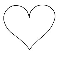 White Heart Sticker by Nadine C.