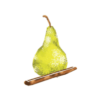Pear Cinnamon Sticker by Evoolution