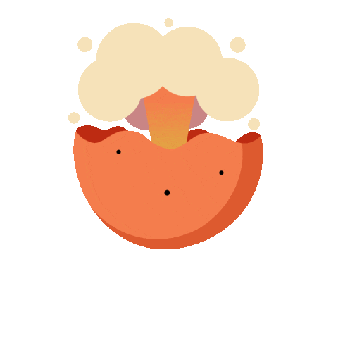 gentlerstreak giphyupload orange heart exploding heart yorhart Sticker