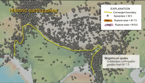 India Earthquake GIF by EarthScope Consortium