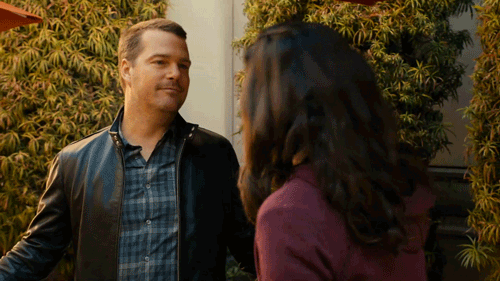 ncis: los angeles hug GIF by CBS