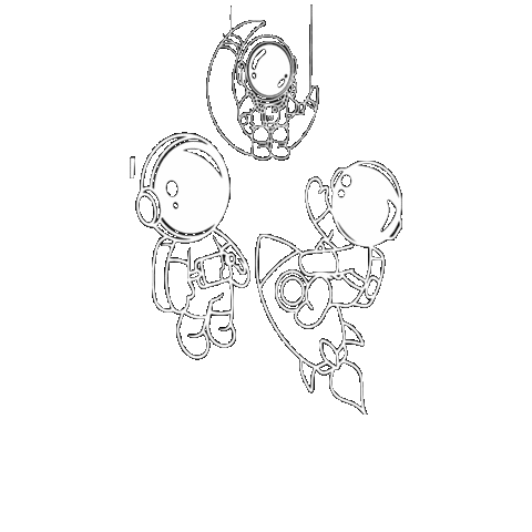 Endonauta giphygifmaker endonauta astronauta endonauta equipe endonauta Sticker