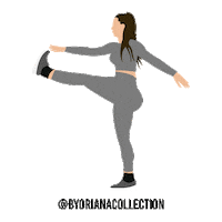 Fitness Workout Sticker by By Oriana Collection