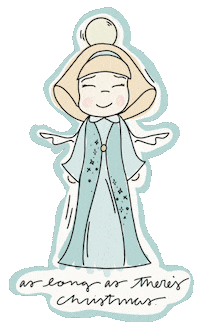 Beauty And The Beast Christmas Sticker by My Oh My Supply Co.