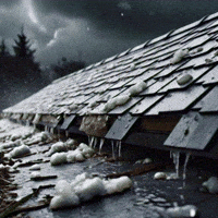 Lightning Hail GIF by Go Dawgs Roof Roof