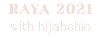 Eid Raya Sticker by HijabChic