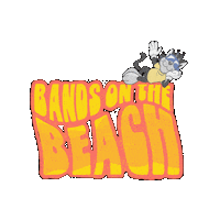 catcountry cat beach radio concert Sticker