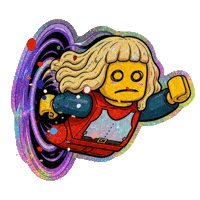 Lion Lego Sticker