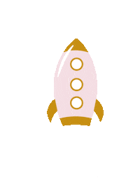 Space Rocket Sticker by Social Cactus Coaching