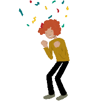 Korkortsboken yay konfetti str made it Sticker