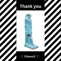 Ancient Egypt Thank You GIF by ElmonX