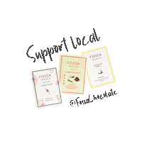 fossachocolate chocolate singapore support local artisan Sticker