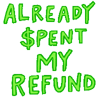 Money Taxes Sticker by Sarah The Palmer