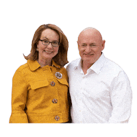 Full Speed Ahead Politics Sticker by Captain Mark Kelly