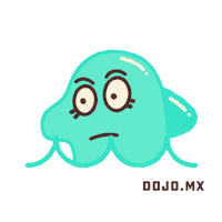 dojostudiomx meh dolphin bah indifferent Sticker