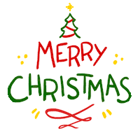 Merry Christmas Santa Sticker by The Online Studio