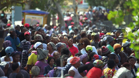 people walking GIF
