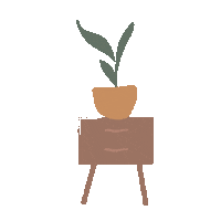 Home Plants Sticker