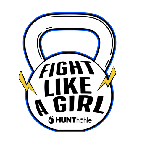 Fightlikeagirl Sticker by HuntHöhle Crossfit