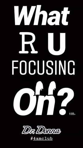 Focusing Good Morning GIF by Dr. Donna Thomas Rodgers