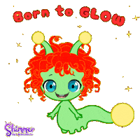 Glow Main Character Sticker by ShimmertheGlowworm