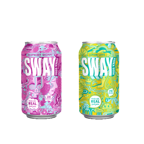 Cheers Fri-Yay Sticker by Sway Beverages
