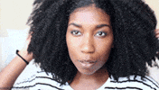 black hair GIF