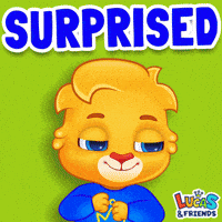 Surprise Surprise Wow GIF by Lucas and Friends by RV AppStudios