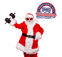 Santa Claus Christmas Sticker by F45 Training Bacchus Marsh