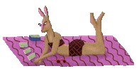 Chilling Year Of The Rabbit Sticker by JordanBruner