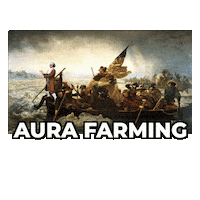 George Washington Boat Dance Sticker